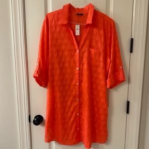 Talbots Bathing Suit Cover Up Size Large